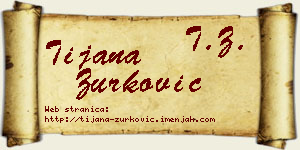 Tijana Zurković vizit kartica